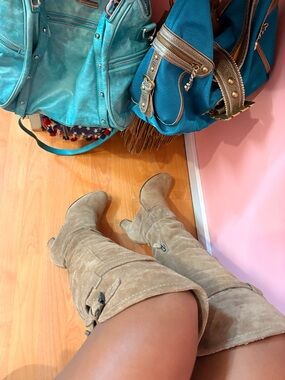 Sam Edelman Suede Knee-High Boots